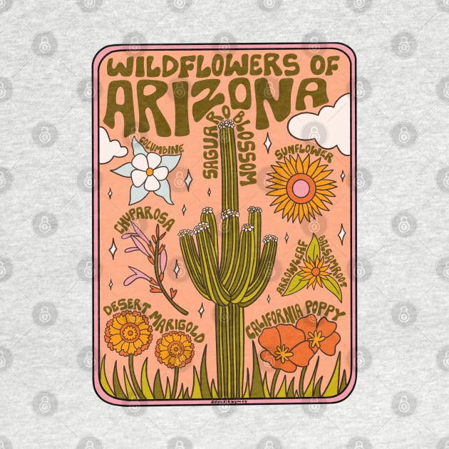 Arizona Wildflowers by Doodle by Meg